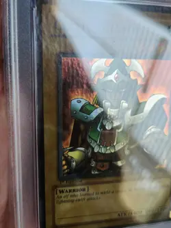 Yugioh PSA 10 2002 Celtic Guardian LOB-007 Super Rare 1st Edition WAVY - Image 4