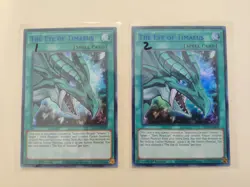 2x The Eye of Timaeus Ultra Rare (Blue) DLCS-EN007 1st Ed LP - Image 1