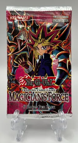 (701013) YUGIOH MAGICIAN'S FORCE Unlimited Edition Sealed BOOSTER PACK - Image 1