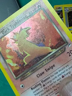 Pokemon Cards: Neo Destiny Rare Holo: Dark Typhlosion 10/105 MP Card - Image 4