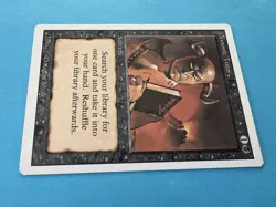 MTG Revised Demonic Tutor 1994 Original Magic Card Vintage Sorcery LP - Image 4
