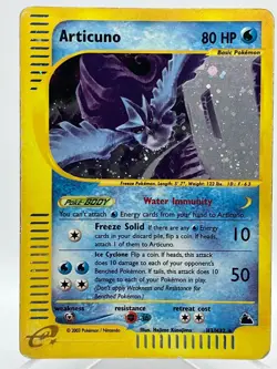 Articuno H3/H32 Skyridge Holo Rare Vintage WotC eSeries Pokemon TCG Card - Image 1