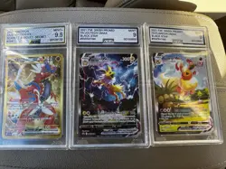 Pokemon Card Graded Lot Of x3 AGS - Image 1