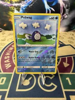 Poliwag 30/149 Sun & Moon Reverse Holo Pokemon Card - Image 1