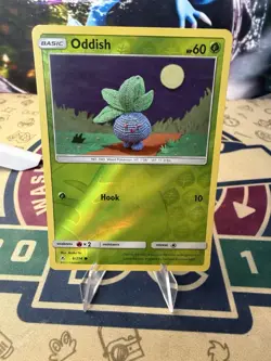 Oddish 6/214 Reverse Holo Sun & Moon Unbroken Bonds Pokemon Card 2019 - Image 1