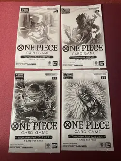 Tournament Pack Vol. 1-4 - One Piece Card Game 2025 English (Sealed) - Image 1