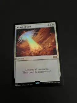 MTG Wrath of God 383 Foil Double Masters Magic The Gathering Trading Card - Image 2