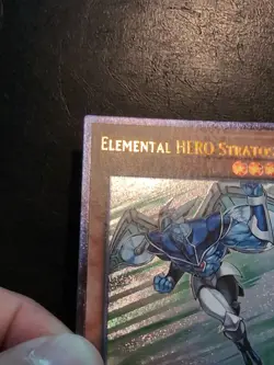 Yu-Gi-Oh! ULTIMATE RARE HOLO CARD ELEMENTAL HERO STRATOS OP09-EN001 PACK FRESH - Image 4