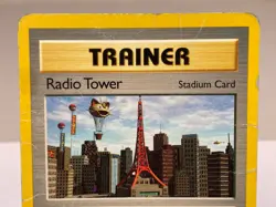 Radio Tower 95/105 Neo Destiny WOTC Pokemon Card - Heavily Played - Image 3