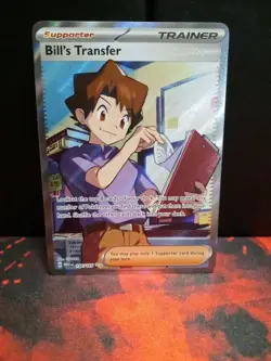 Bill's Transfer Trainer Holo Ultra Rare Pokemon 151 TCG Card 194/165 - Image 1