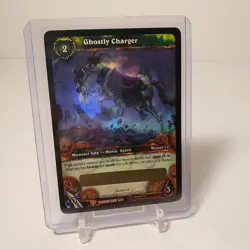 Ghastly Ghostly Charger WoW TCG World of Warcraft UNSCRATCHED Loot Card Mount..1 - Image 2