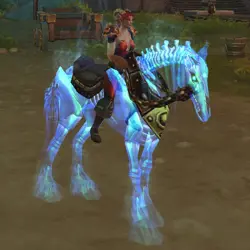Ghastly Ghostly Charger WoW TCG World of Warcraft UNSCRATCHED Loot Card Mount..1 - Image 4