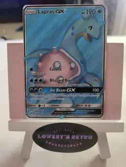 Lapras GX 139/149 Pokemon Sun & Moon Base Set Full Art Ultra Rare Card - Image 1