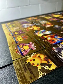 55x Gold Foil Pokemon Cards - Custom - Awesome Art! Lot - Look! - Image 2