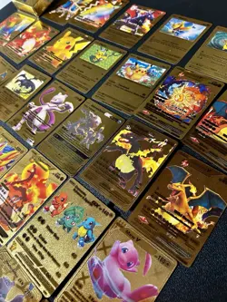 55x Gold Foil Pokemon Cards - Custom - Awesome Art! Lot - Look! - Image 5