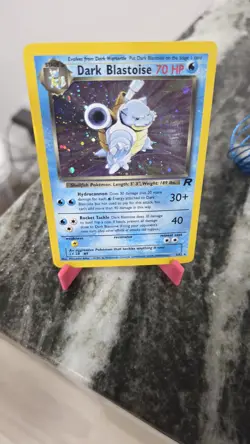 Pokemon Team Rocket Dark Blastoise Holo Rare 3/82 Card - Image 1