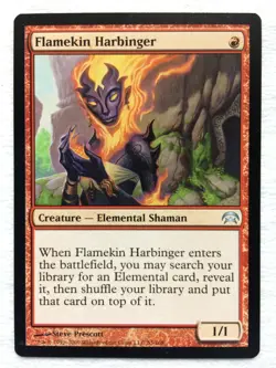 MTG 1x Flamekin Harbinger Planechase Modern Magic the Gathering Card x1 NM - Image 1