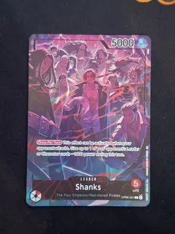 OP09-001 Shanks (2nd Anniversary Alt) ONE PIECE Card TCG NM English - Image 1