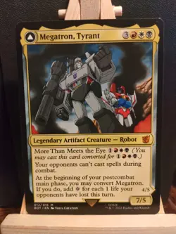 Megatron, Tyrant - Universes Beyond: Transformers - Mythic - NM (see pics) MTG - Image 1