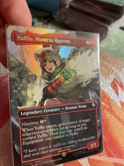 Yuffie, Materia Hunter (Chocobo Track Foil) Final Fantasy 🍷Near Mint Foil ✨🍷 - Image 1