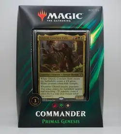 Magic: the Gathering Commander 2019 Primal Genesis Preconstructed Theme Deck 630509892495 - Image 1