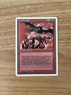 MTG Land's Edge Chronicles Regular Rare NM Never Played - Image 1