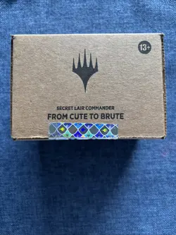 MTG From Cute To Brute Commander Deck Sealed Secret Lair Drop - Image 1