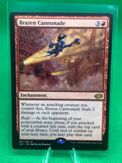 Brazen Cannonade - Jumpstart 2022 - #031 - MTG - Image 1