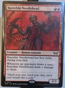 MTG Razorkin Needlehead DSK Duskmourn Normal Rare NM - Image 1
