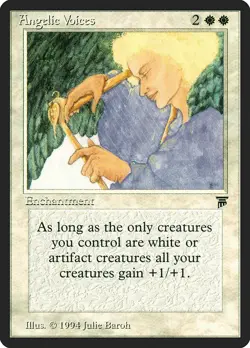 MTG Angelic Voices Legends Magic the Gathering - Image 1