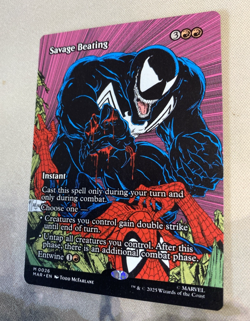 Spider-man Magic The Gathering Savage Beating (Borderless) M0026 - Image 3