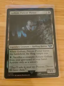 MTG Gollum, Patient Plotter (FOIL) 0084 Lord of the Rings M/NM Free UK P&P - Image 1