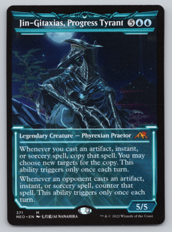 Jin-Gitaxias, Progress Tyrant Showcase - Kamigawa: Neon Dynasty MTG - Image 1