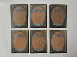 6 (FOIL) Full Art Basic Forest Land MTG Assorted Card Lot - Image 2