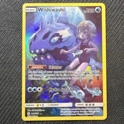 Pokemon TCG Wishiwashi 240/236 SECRET RARE, Cosmic Eclipse Full Art Holo, NM - Image 1