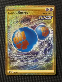 2021 Pokemon SWSH Battle Styles 182/163 Rapid Strike Energy - Image 1