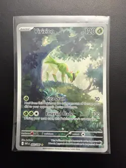 Pokemon 2025 White Flare Virizion #095/086 Illustration Rare NM - Image 1