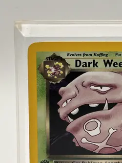 POKEMON CARD DARK WEEZING HOLO 1ST EDITION TEAM ROCKET 14/82 NEAR MINT #14 - Image 4