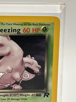 POKEMON CARD DARK WEEZING HOLO 1ST EDITION TEAM ROCKET 14/82 NEAR MINT #14 - Image 5
