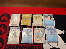 Pokemon 8 Card Lot 2025 Advent Calendar Set Snowflake Stamp Promo Cards SEALED - Image 1