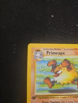 Primeape 1st Edition Jungle English Pokemon Card TCG 43/64 - Image 2