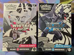 Pokemon TCG Black Bolt & White Flare Booster Bundle Lot of 2 - Factory Sealed - Image 1
