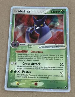 Pokemon 2005 Crobat EX Deoxys 96/107 Heavy Play 🔥🔥🔥 - Image 1