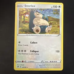 Pokemon Tcg Snorlax 141/192 Rebel Clash - Cosmos Holo Rare Promo - Image 1
