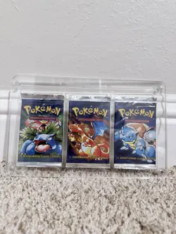 Pokemon Base Set Unlimited Booster Pack Art Set - Image 1