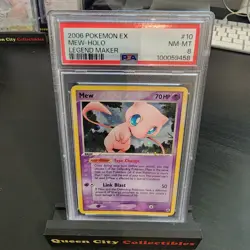 MEW - HOLO - PSA 8 - 2006 POKEMON EX LEGEND MAKER - #10 - Image 1