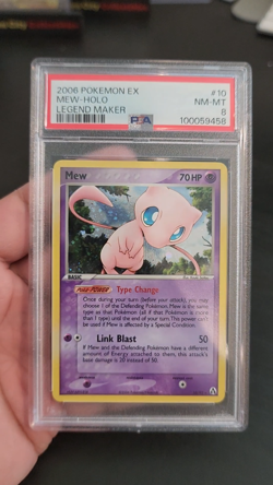 MEW - HOLO - PSA 8 - 2006 POKEMON EX LEGEND MAKER - #10 - Image 2