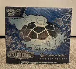 Stellar Crown Pokemon Center Elite Trainer Box ETB 2024 Scarlet & Violet Sealed - Image 1