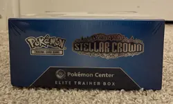 Stellar Crown Pokemon Center Elite Trainer Box ETB 2024 Scarlet & Violet Sealed - Image 2