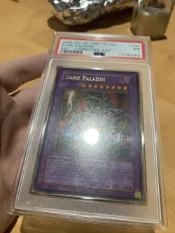 Yugioh Dark Paladin Mfc-105 1st Corrected Art Psa 7 - Image 2